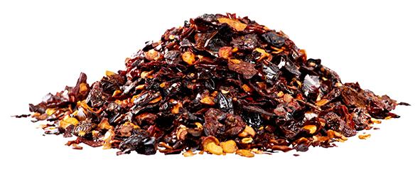 Chili ancho flakes 20kg. sæk