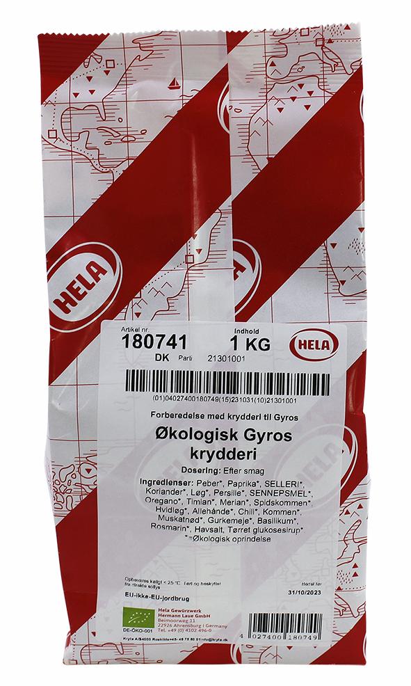 Øko gyros 1kg. pose