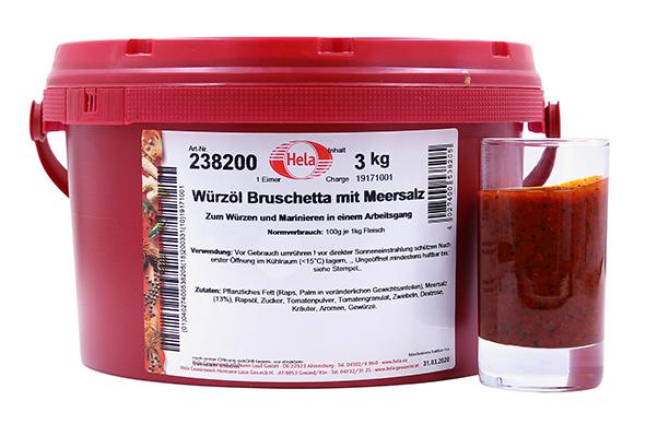 Würzöl naturel Bruschetta 3kg. spand