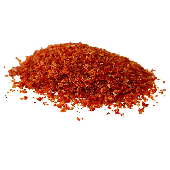 Øko Paprika rød 1mm 25kg. sæk