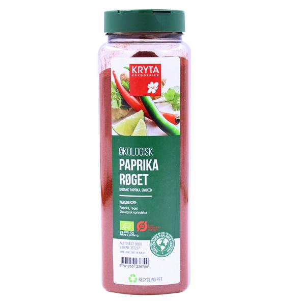 Øko paprika røget 500gr. dåse