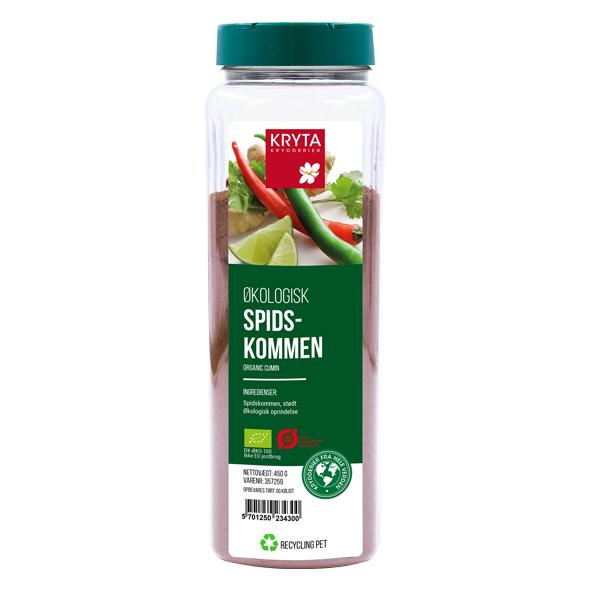 Øko spidskommen stødt 450gr dåse 