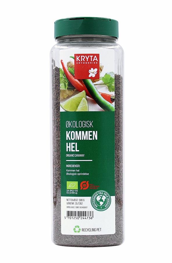 Øko kommen hel 500gr. dåse