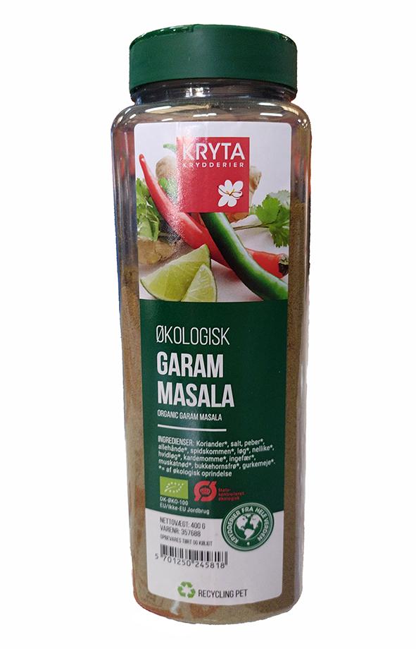 Øko Garam Masala 400gr. dåse 