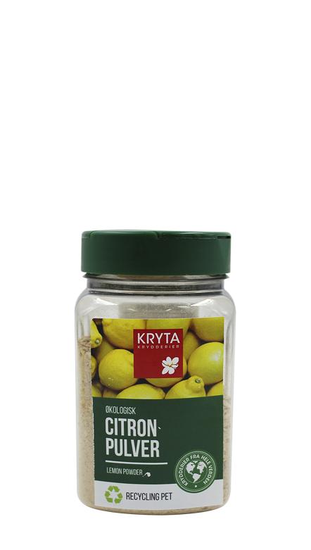 Øko Citron pulver dåse 130gr. dåse 