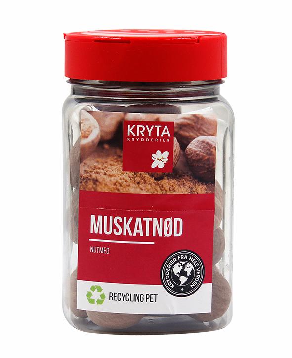 Muskatnød hel 200gr. dåse 