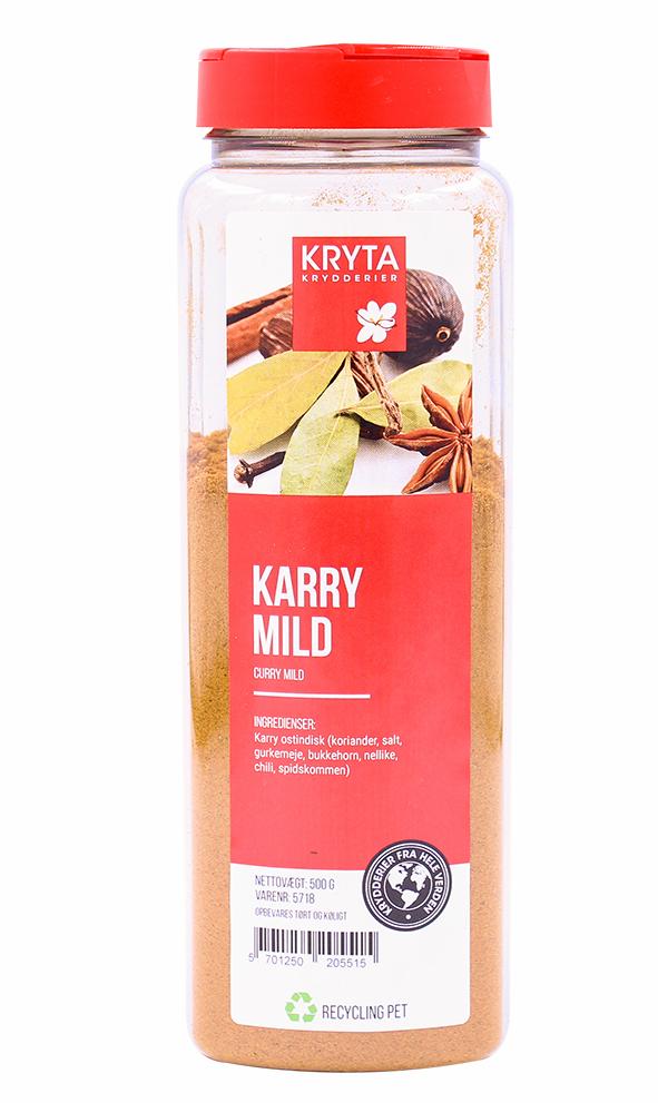 Karry mild ostindisk 500gr. dåse