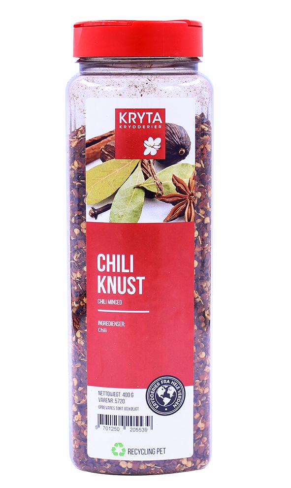 Chili knust 350 gr. dåse