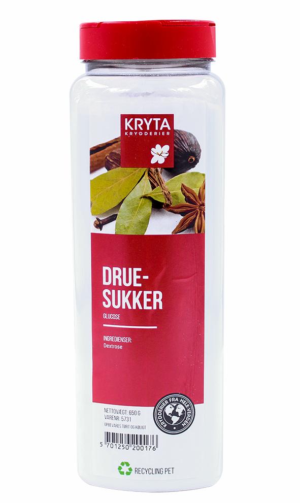 Druesukker dextrose 650gr. dåse