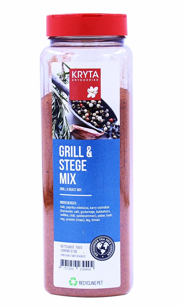 Grill & stege krydderi 750 gr. dåse