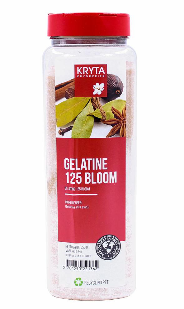 Gelatine 125 Bloom 650 gr. dåse