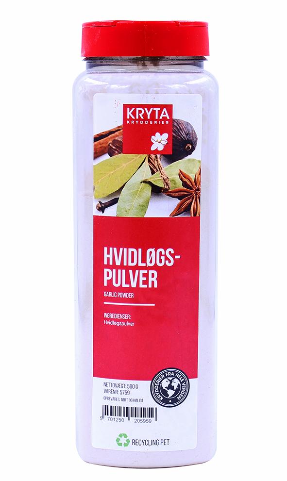 Hvidløgspulver 500gr. dåse