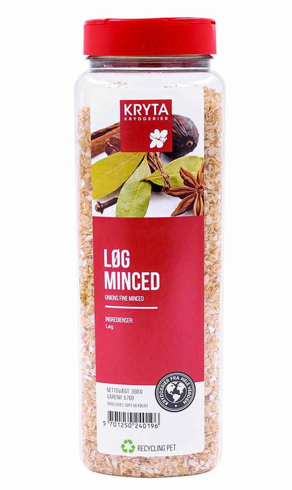 Løg fine minced 350gr. dåse