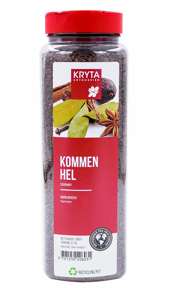 Kommen hel 500gr. dåse