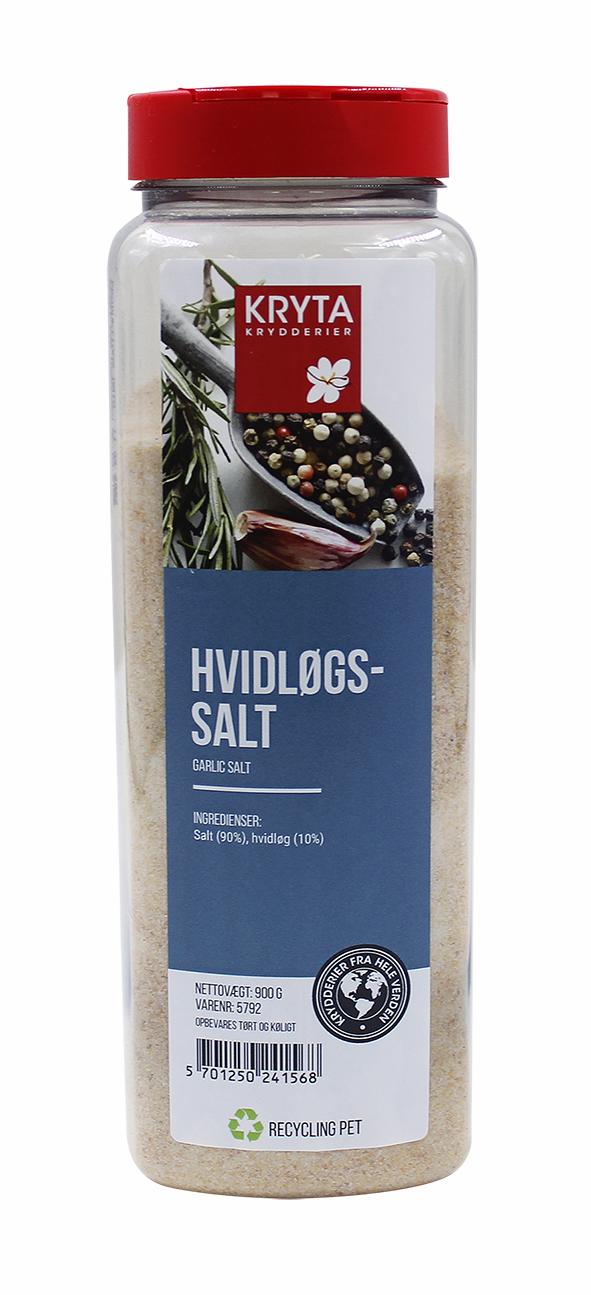 Hvidløgssalt 900gr. dåse