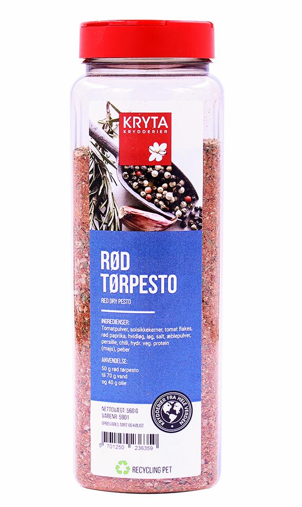 Pesto rød tørpesto 560 gr. dåse