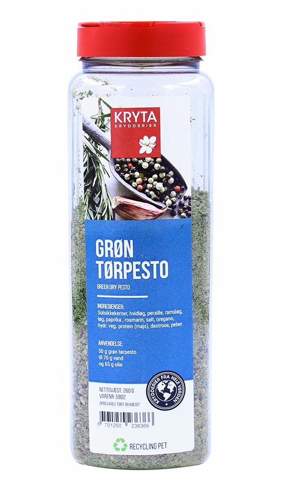 Pesto grøn tørpesto 260gr. dåse