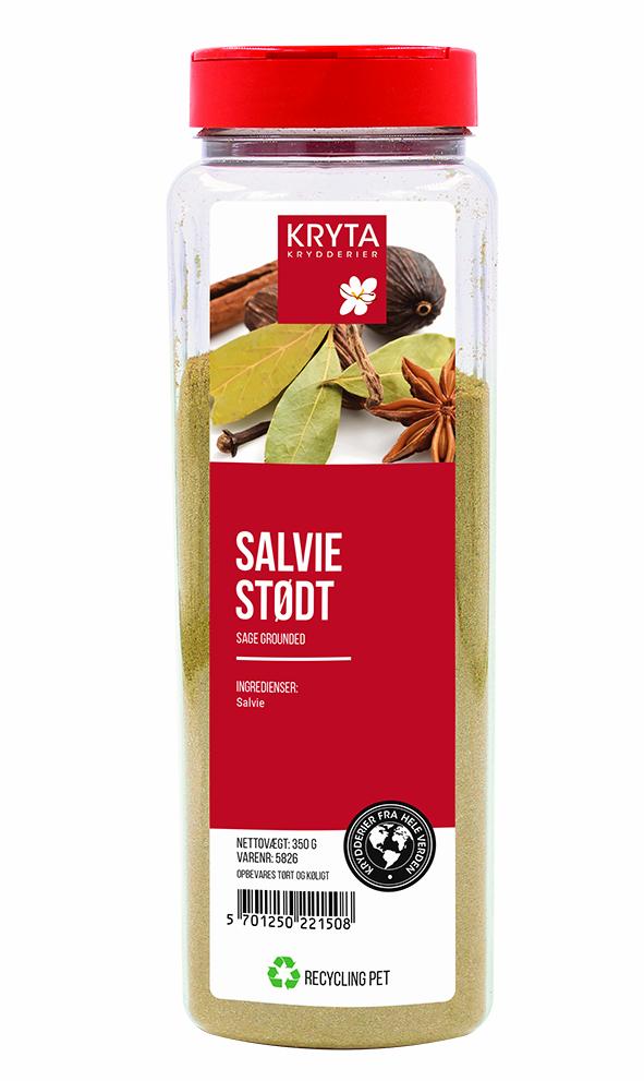 Salvie stødt 350gr. dåse