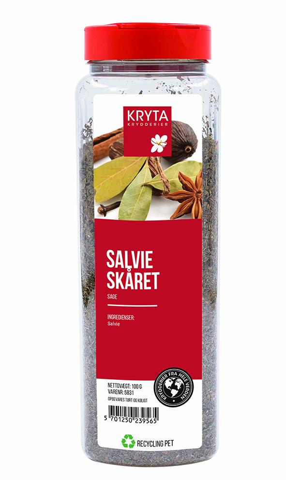 Salvie skåret 100gr. dåse