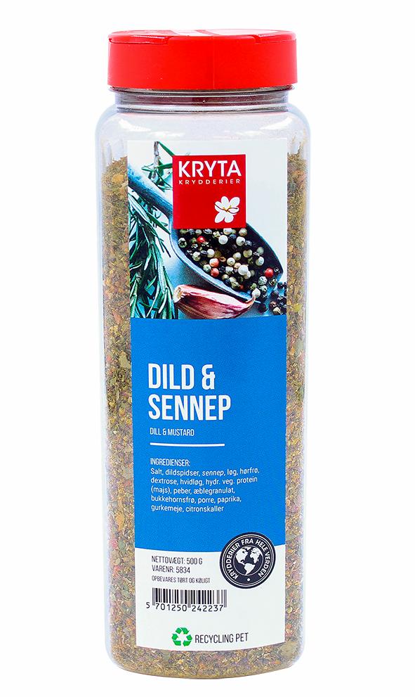 Dild & sennep blend 500gr. dåse