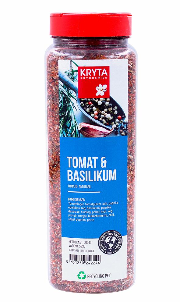 Tomat & basilikum blend 500gr. dåse