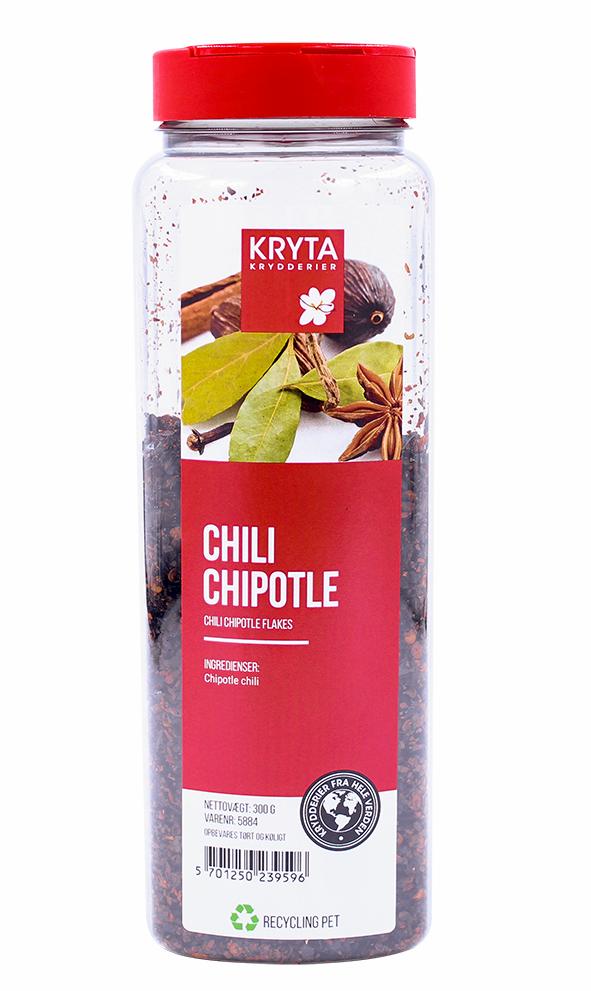 Chili chipotle flakes 300gr. dåse