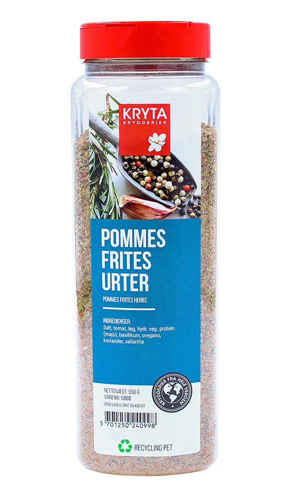 Pommes frites urte krydderi 550gr. dåse