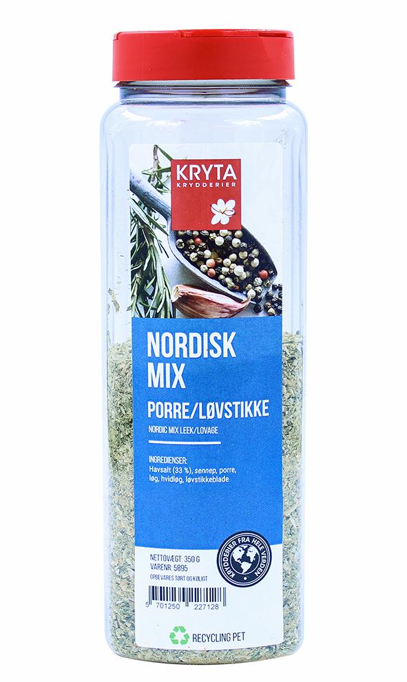 Nordisk porre & løvstikke 350 gr. dåse