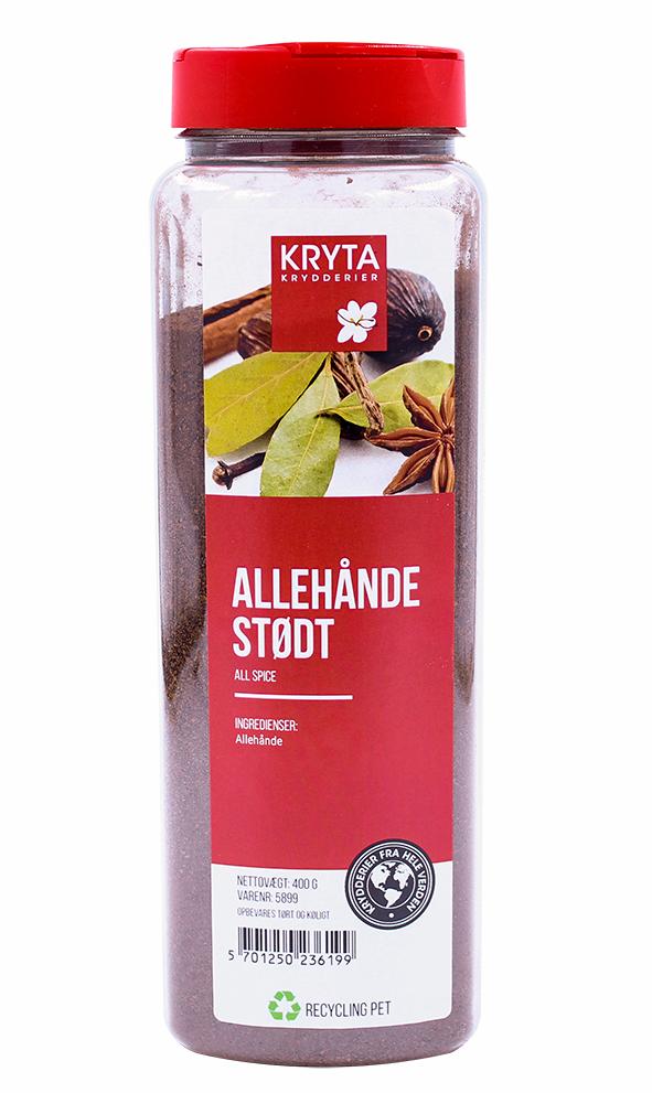 Allehånde stødt 400 gr. dåse